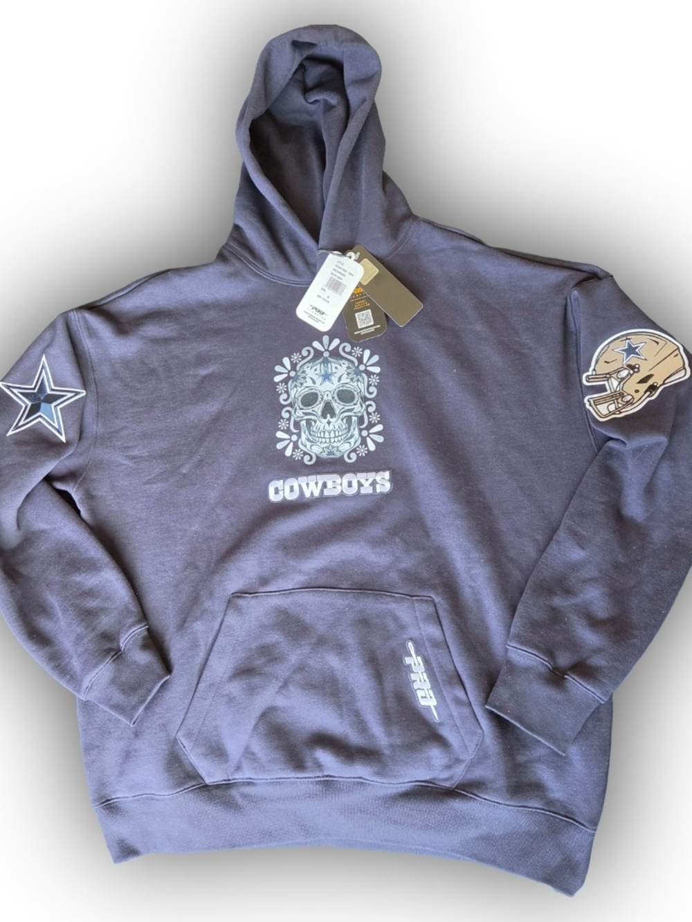 NWT Pro Standard Dallas Cowboys Dia de los Muertos Hoodie Size Medium